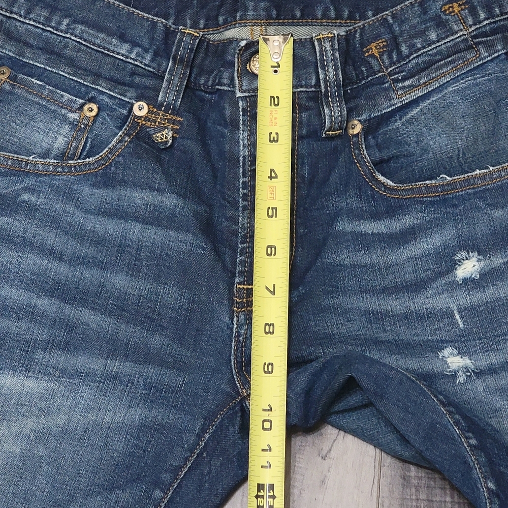 R13 Men Style Boy Renton Blue Jeans - Picture 7 of 14